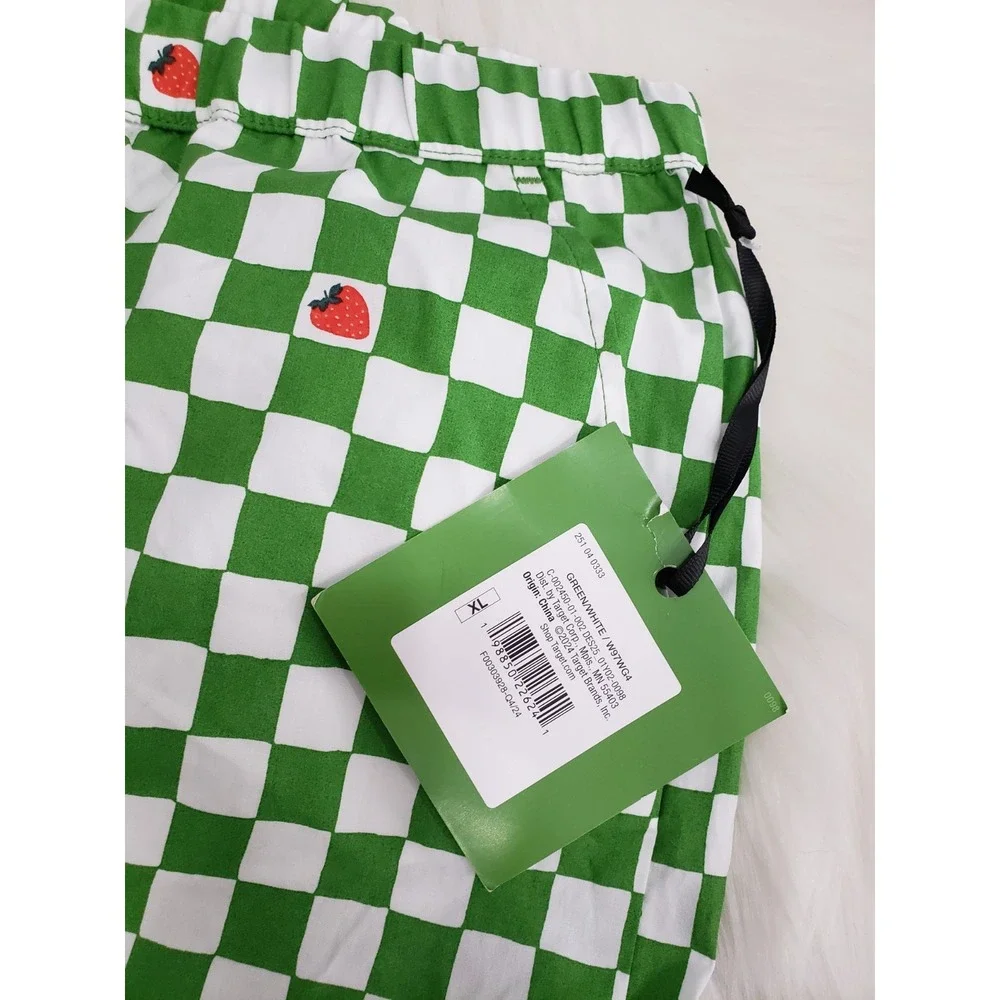 NEW Strawberry Kate Spade‎ x Target Girl's Green Pull On Shorts SIZE XL